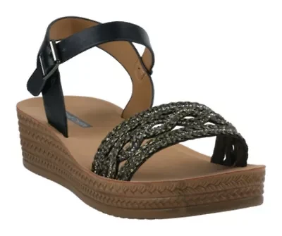 Women's Braided Platform Wedge Sandal
