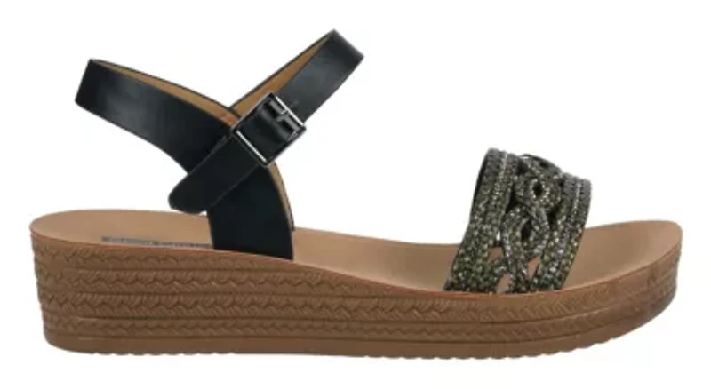 Women's Braided Platform Wedge Sandal