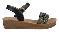 Women's Braided Platform Wedge Sandal