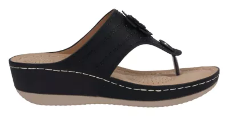 Women's Comfort Low Wedge Sandal
