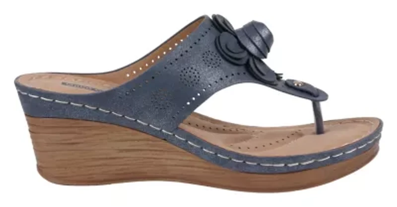 Women's Floral Slip-On Wedge