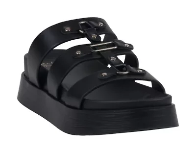 Women's Strappy Platform Slide Sandal