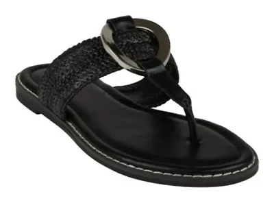 Women's Woven Thong Sandal