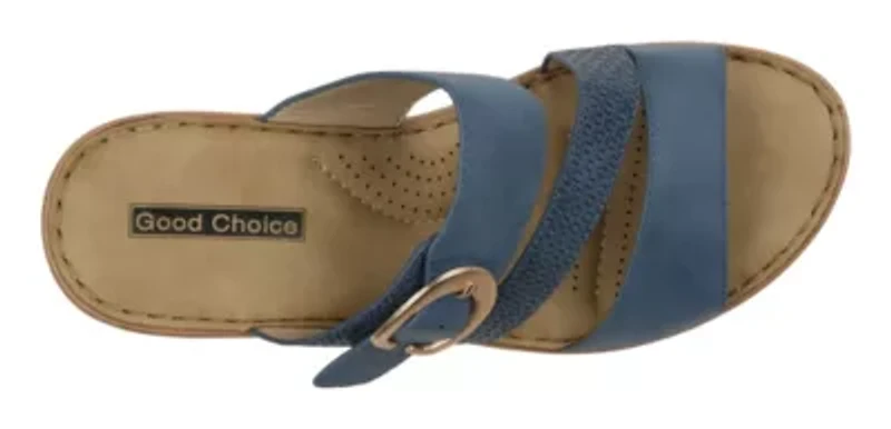 Women's Buckle Strap Wedge Sandal