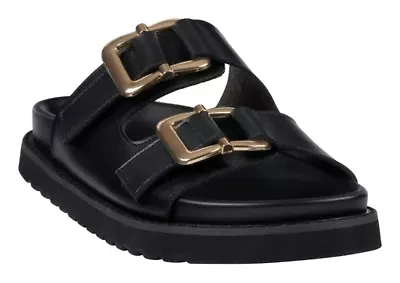 Juno Double Buckle Slide Sandal