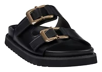 Juno Double Buckle Slide Sandal