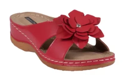Joy Flower Rosette Comfort Sandal