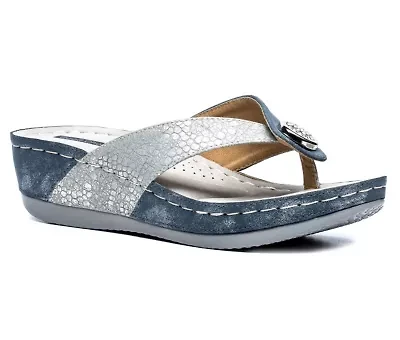 Dafni Low Wedge Comfort Sandal