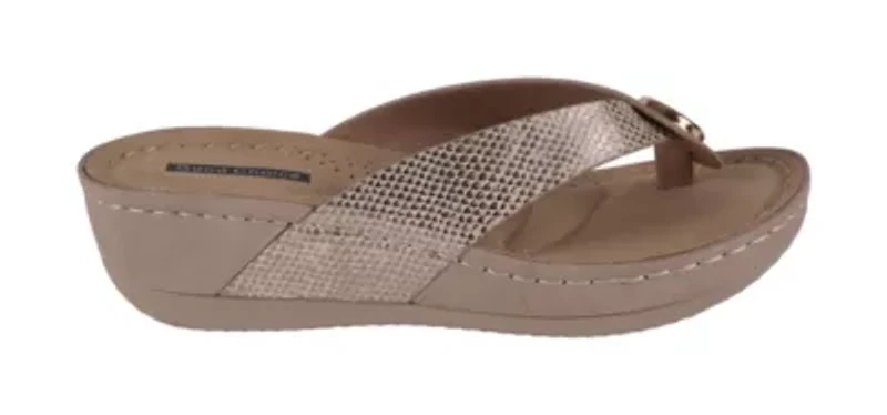 Dafni Low Wedge Comfort Sandal