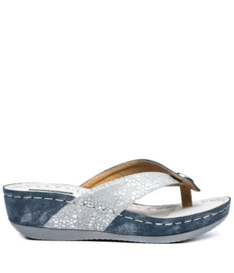 Dafni Low Wedge Comfort Sandal