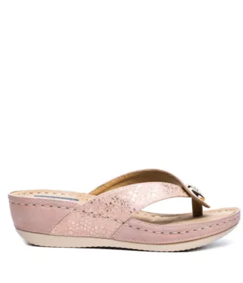 Dafni Low Wedge Comfort Sandal