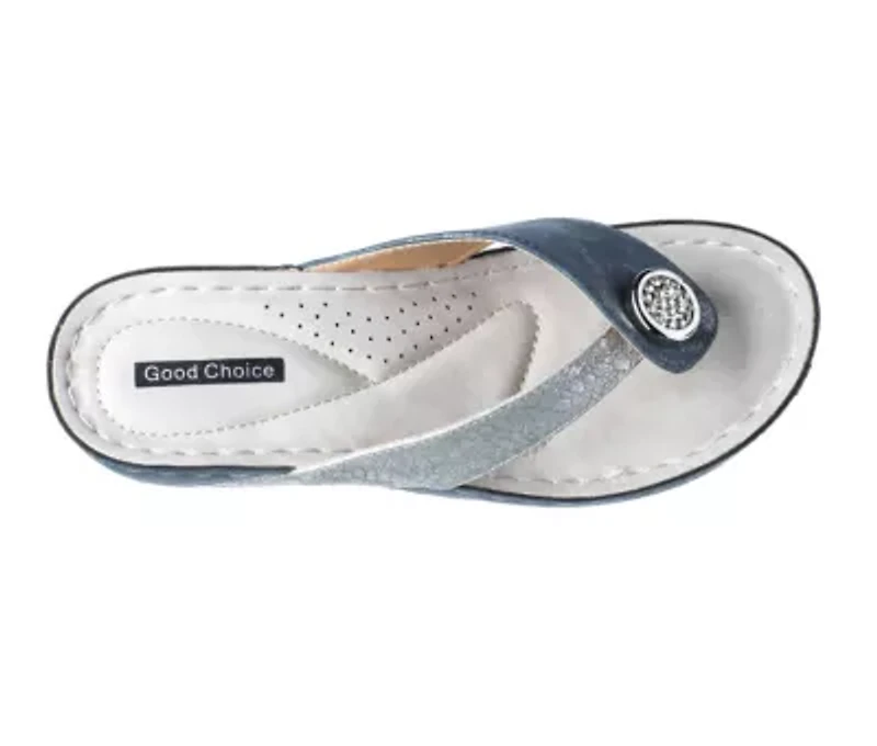 Dafni Low Wedge Comfort Sandal