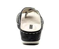 Dafni Low Wedge Comfort Sandal