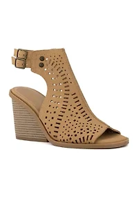 Enginize Cutout Sling Back Sandals