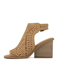 Enginize Cutout Sling Back Sandals