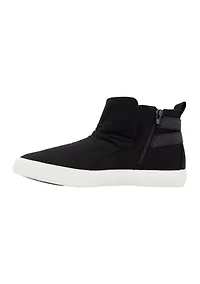 Poster Buckle Hightop Sneakers