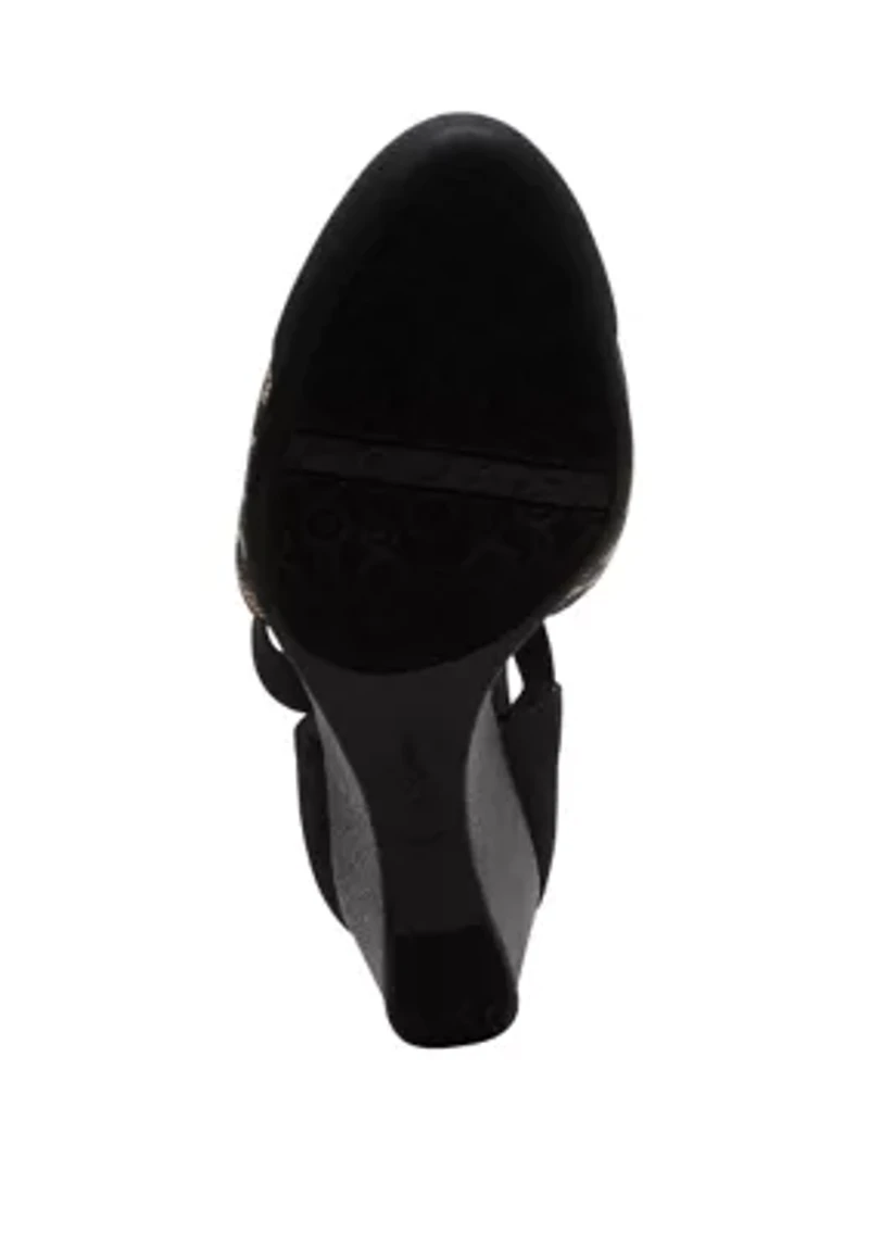 Tara Dress Wedge Heels