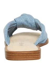 Domani Knotted Slide Sandals