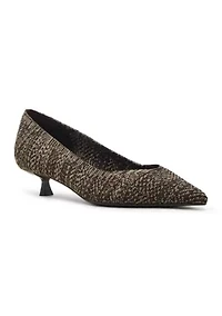 Janette-Knit Low Classic Heels