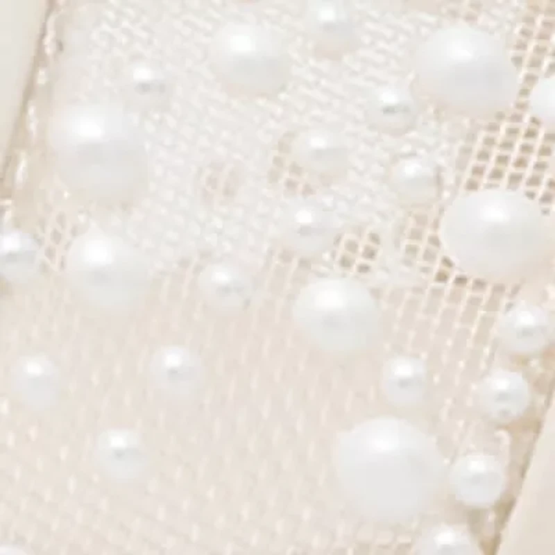 Kourtney Pearl Mesh Heel