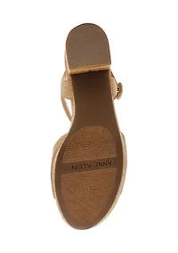 PIPER RAFFIA HEELED SANDALS