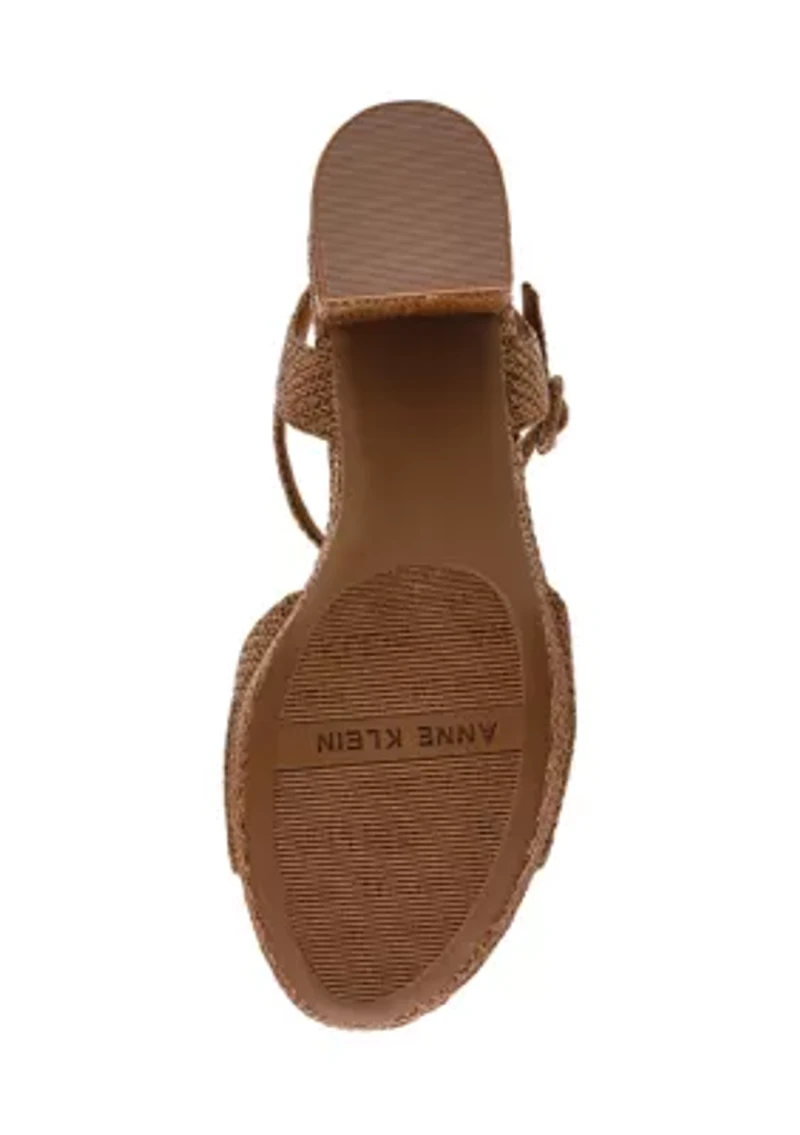 PIPER RAFFIA HEELED SANDALS