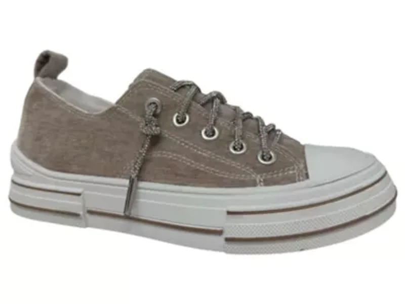 Aman Prints Women's Slip-on Glitter Laced Sneaker a Beautiful Lush Velvet Fabric