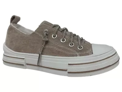 Aman Prints Women's Slip-on Glitter Laced Sneaker a Beautiful Lush Velvet Fabric