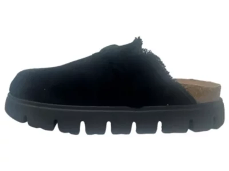 Cali Braided Buckle Faux Suede Mule