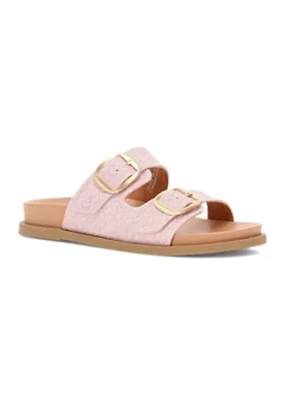 Golden Footbed Sandals