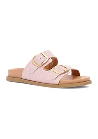 Golden Footbed Sandals