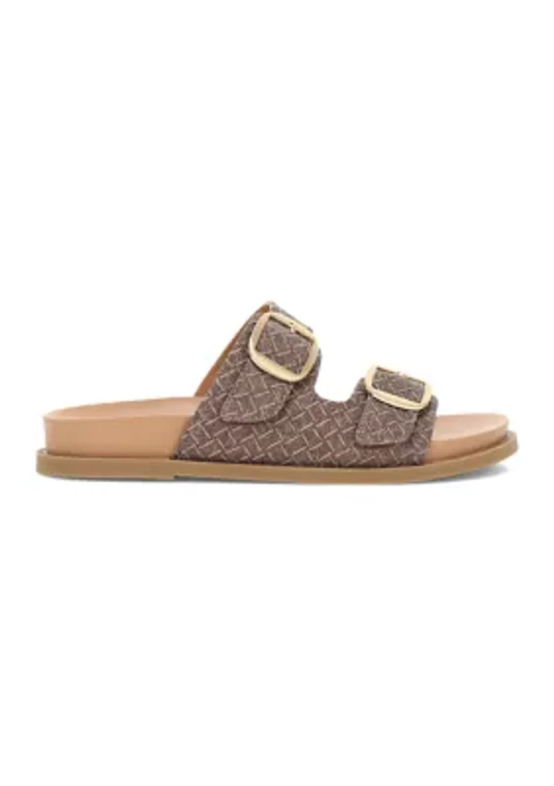 Golden Footbed Sandals