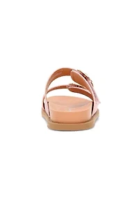 Golden Footbed Sandals