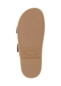 Golden Footbed Sandals