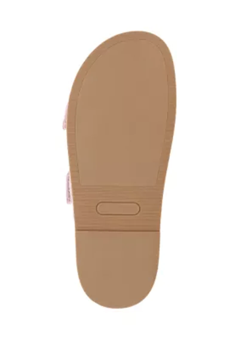 Golden Footbed Sandals