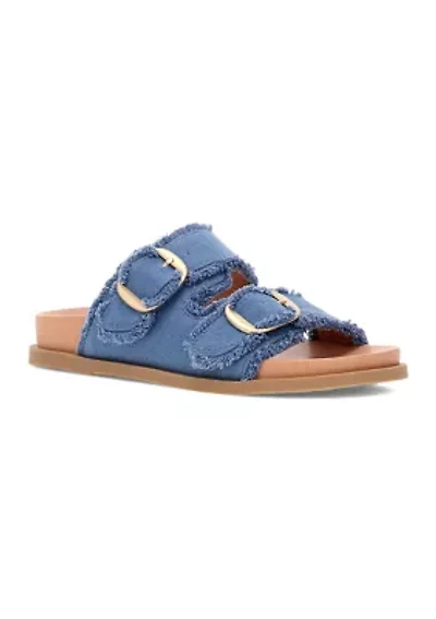 Golden Footbed Sandals