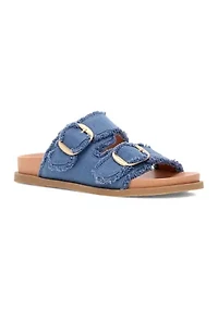 Golden Footbed Sandals
