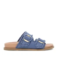 Golden Footbed Sandals