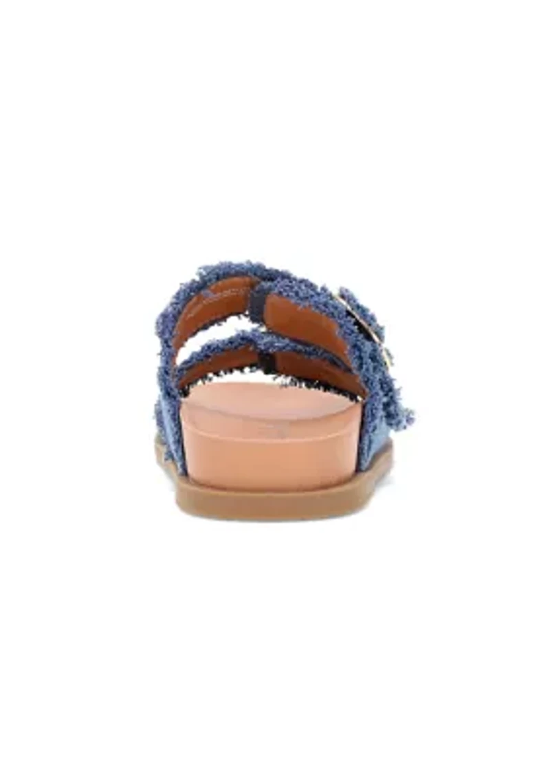 Golden Footbed Sandals