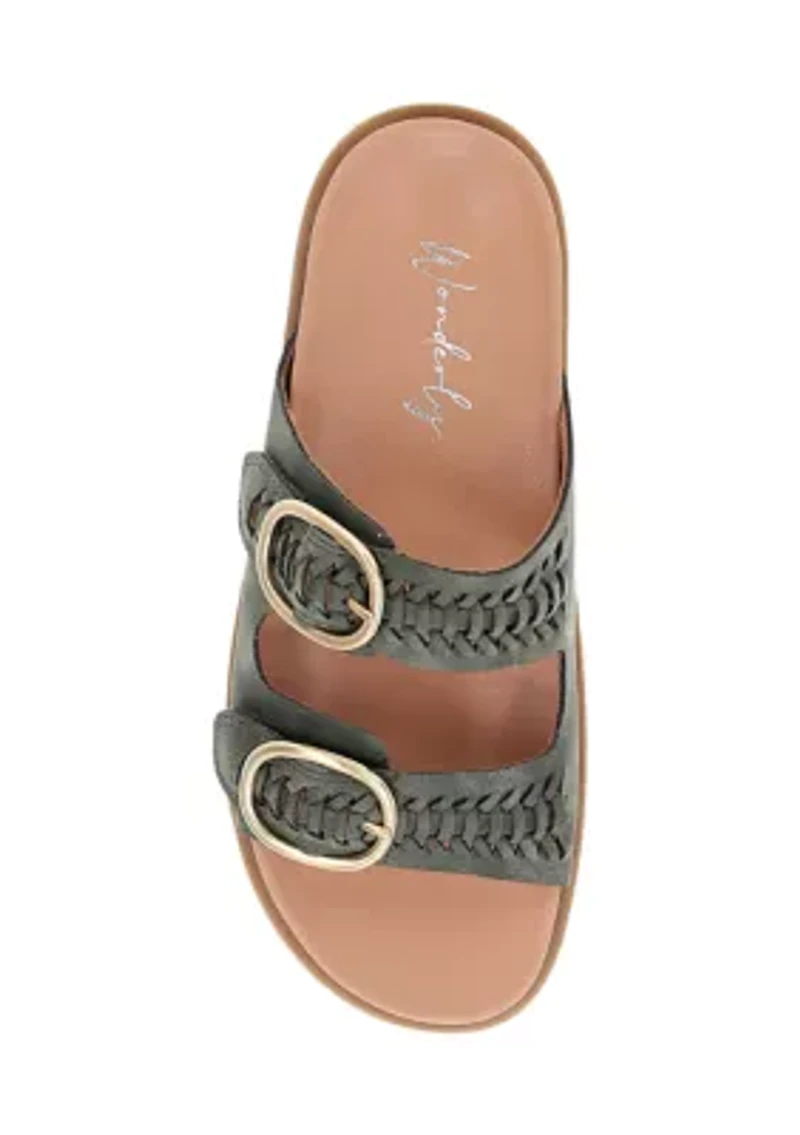 Golden Gail Footbed Sandals