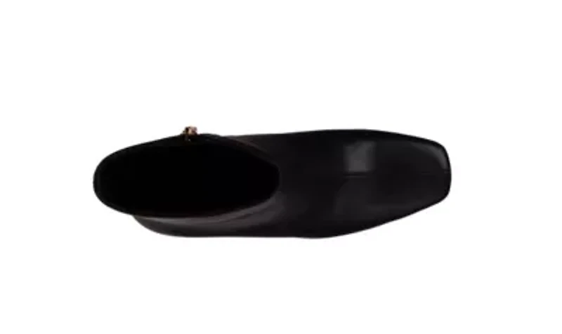 Mona, Metal Insert Wedge Ankle Bootie