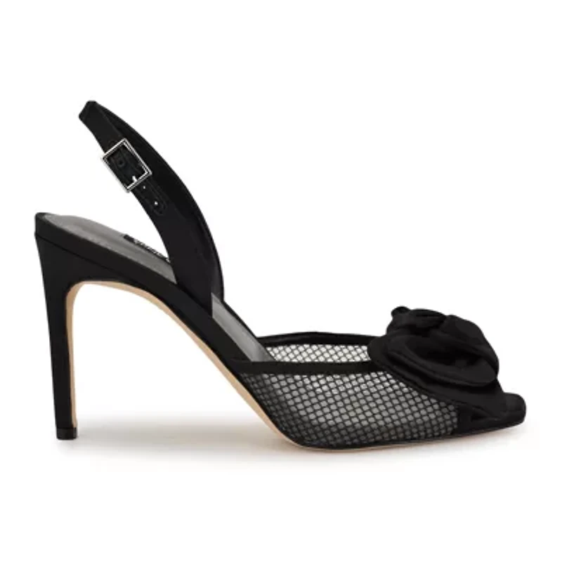 Gergia Heel Open Toe Stiletto Dress Sandals