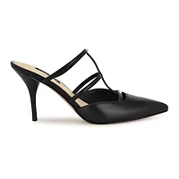 Tianala Pointy Toe Stiletto Heel Dress Mules