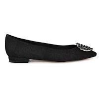Hearts Slip-on Pointy Toe Dress Flats