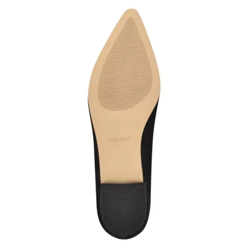 Hearts Slip-on Pointy Toe Dress Flats