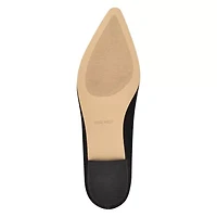 Hearts Slip-on Pointy Toe Dress Flats