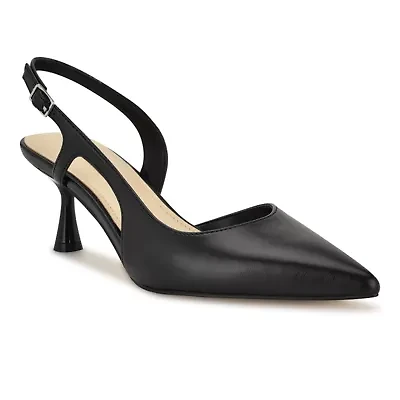 Renela Dress Pointy Toe Slingback Strap Pumps