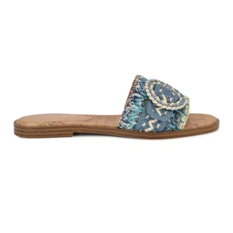 Poland Open Toe Slip-on Casual Flat Sandals