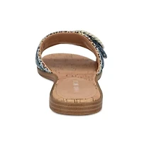 Poland Open Toe Slip-on Casual Flat Sandals