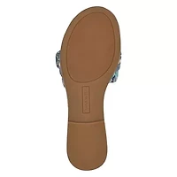Poland Open Toe Slip-on Casual Flat Sandals
